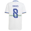 Maillot de Supporter Real Madrid Toni Kroos 8 Domicile 2021-22 Pour Homme